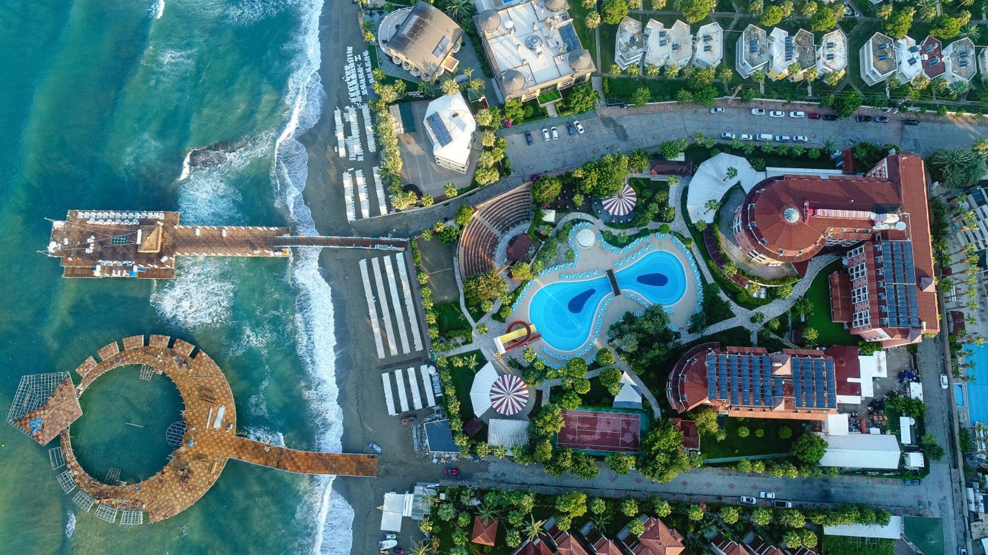 Palmeras Beach Hotel Ultra All Inclusive Konaklı Exterior foto